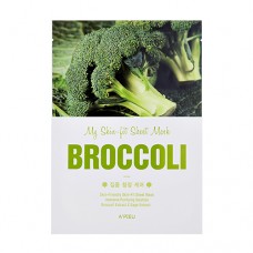 A'PIEU My Skin-Fit Sheet Mask (Broccoli) – Vyhlazující plátýnková maska s extraktem z brokolice (O2305)